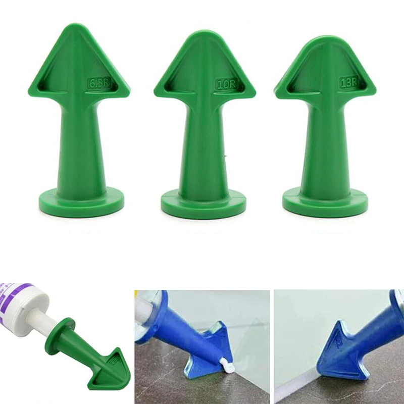 3pcs Caulk Dýzu Aplikátor Silikónové tesniace nástroje TEALNÁ TEALNÁ Spravodlivosť