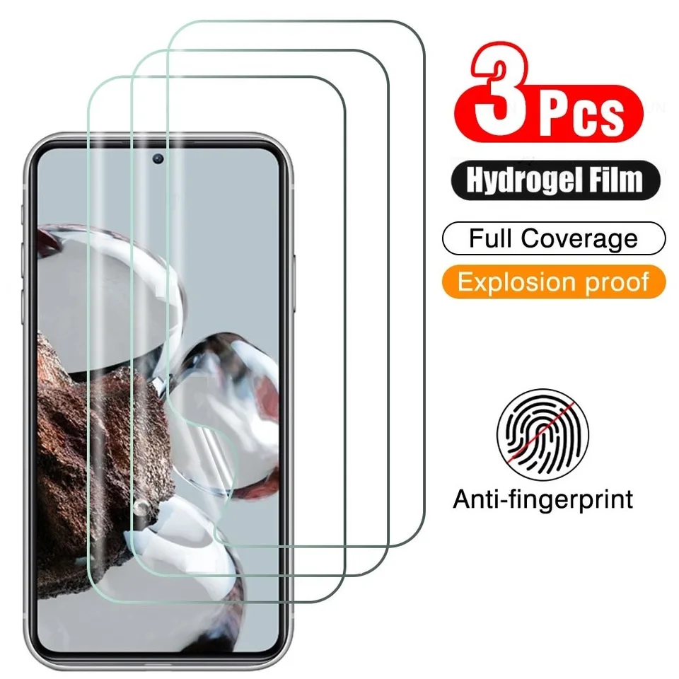 3pcs Ceramic Hydrogel Film pre Xiaomi Mi 14 Ultra 13 12 11 10 12x 12s Pro Civi 4 Cc9 Poznámka 13 Pro+ Protector obrazovky