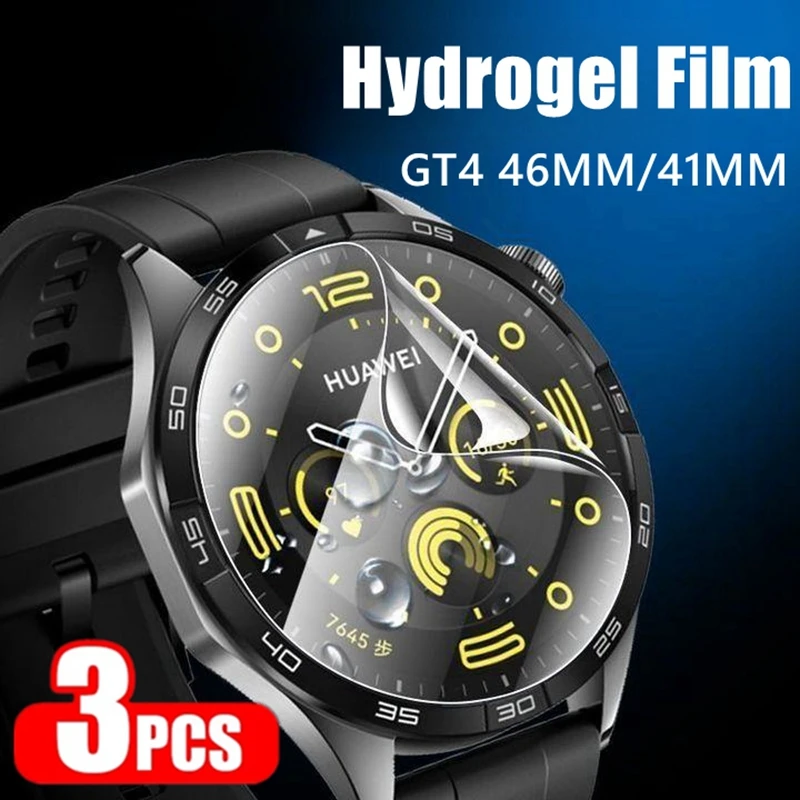 3pcs Chránič obrazovky pre Huawei Watch GT 4 46 mm 41 mm GT4 Soft Hydrogel Film