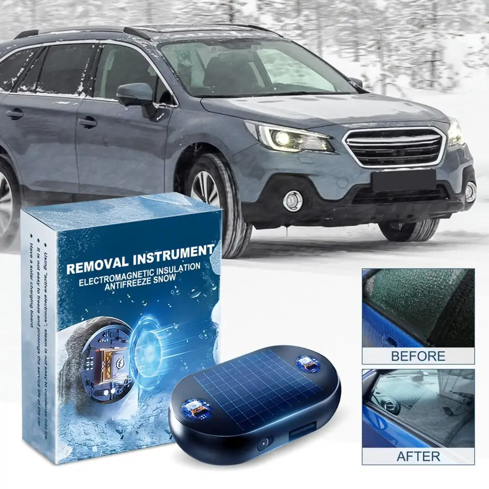 3pcs Elektromagnetické auto odstránenie snehu Intelligent DeFoster Sneh Demons Road Rýchle odstránenie ľadu
