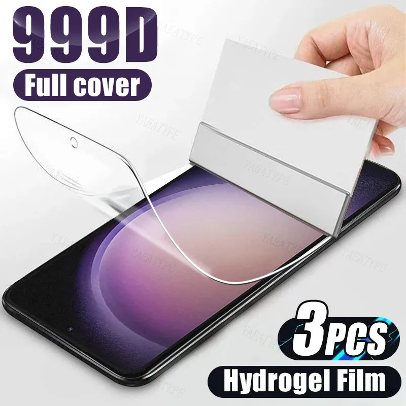3pcs Full Cover Hydrogel Film pre Nokia C12 Pro Plus C32 C22 G22 G42 G400 C300 C200 C100 C110 G11 G11 XR21