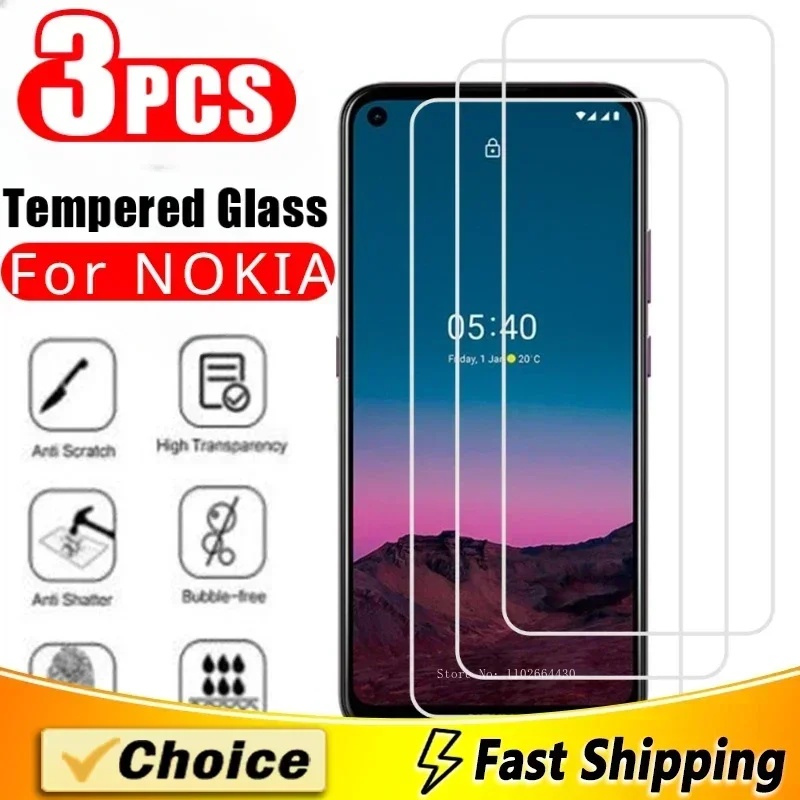 3pcs HD Chránič obrazovky pre Nokia x6 7 10 20 71 x100 xr 20 G10 20 30 50 G300 C10 C20 C30 C3