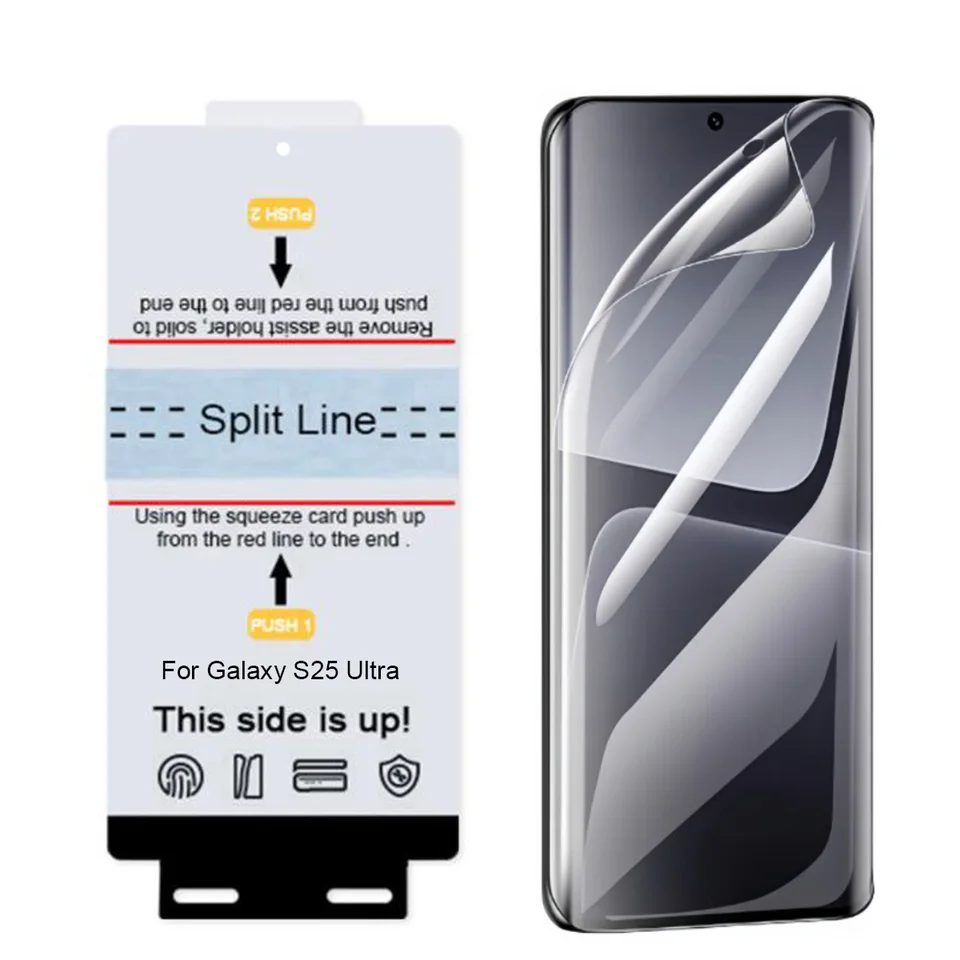 3pcs HD Chránič obrazovky pre Samsung Galaxy S25 Ultra S25U S25 Plus matný predný hydrogélový film+inštalácia nástrojov priateľský k puzdre