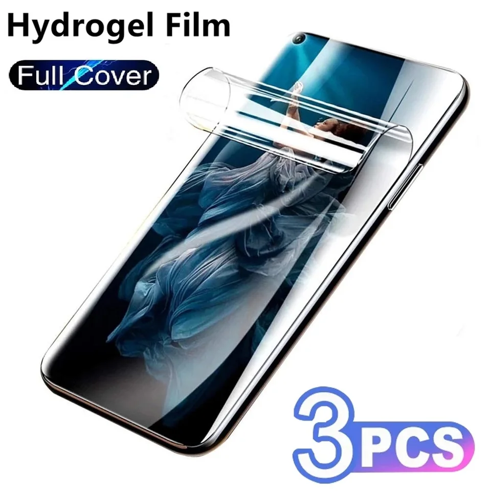 3pcs Hydrogel Film pre Oppo Reno 8 7 6 Lite 4Z 7Z 8Z 5G Film Screent Protector pre Oppo Reno 9 8 7 6 5 4 Pro Plus film