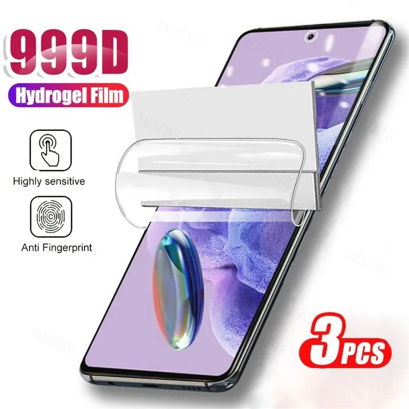 3pcs Hydrogel Film pre Samsung Galaxy A14 A54 A53 A13 A33 A34 A52S 5G Protector Screen Screen S23 Fe A05S Tab S9 M34 M54 A14 A24