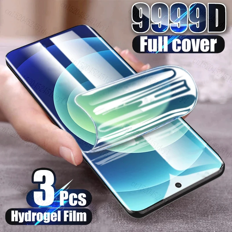 3pcs Hydrogel Film pre Xiaomi Redmi Poznámka 12 Turbo 12 4G 11 Pro 10 10S 11S Chránič obrazovky pre Redmi Note 9 Pro 9S 8 7 Pro 8T