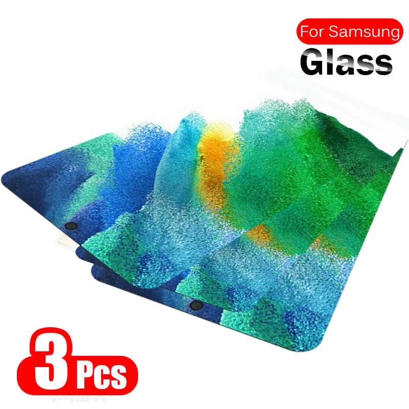 3pcs pre ochrancu chráničkou pre chránenú obrazovku Samsung S21 Fe pre Ochranné sklo pre Samsung S21 Glass Samsun S21 Fe SM-G990B/DS 6.4 