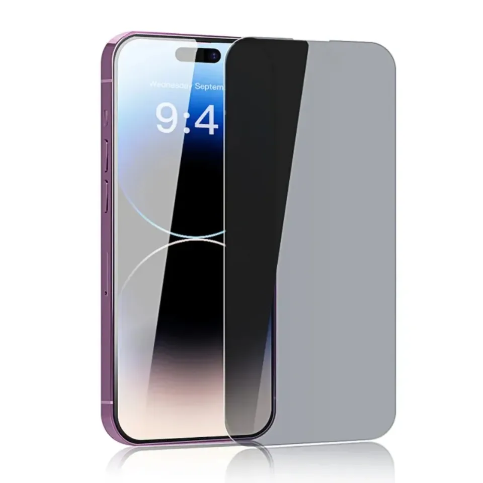 3pcs Proti-pózujúci chránič obrazovky pre iPhone 13 14 15 Pro Max 12 11 Pro Temperované sklo pre iPhone 8 plus x xr xs max 7 sklo