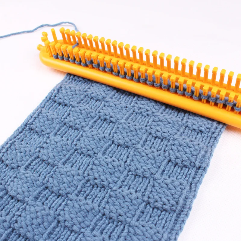 3pcs/set Weaving Town To Kitting Kit Plastová pompomová ponožková klobúk Šatky šatky Maker Plastová dlhá rukoväť DIY tkanie náhodného farby
