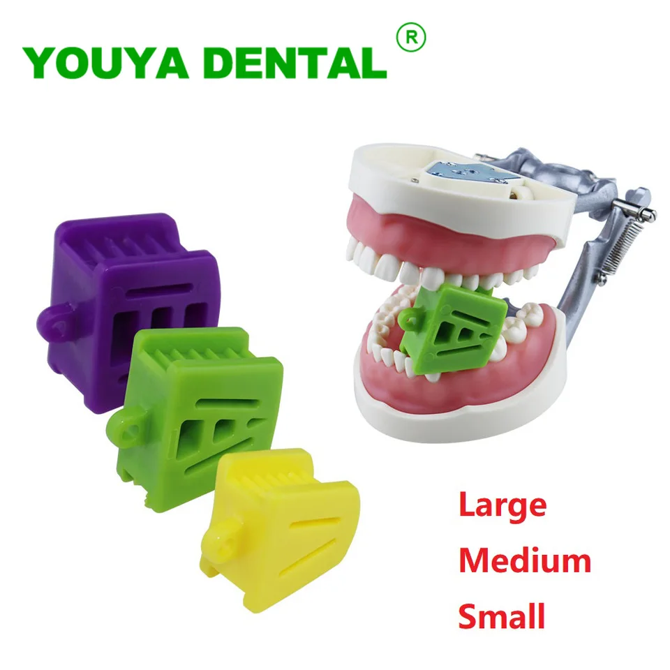 3pcs/set zubné oklúzne podložky zuby podpera Gumový otvárač navíjača intraorálne podporné zariadenie zubné lekárske zubné laboratórne materiály