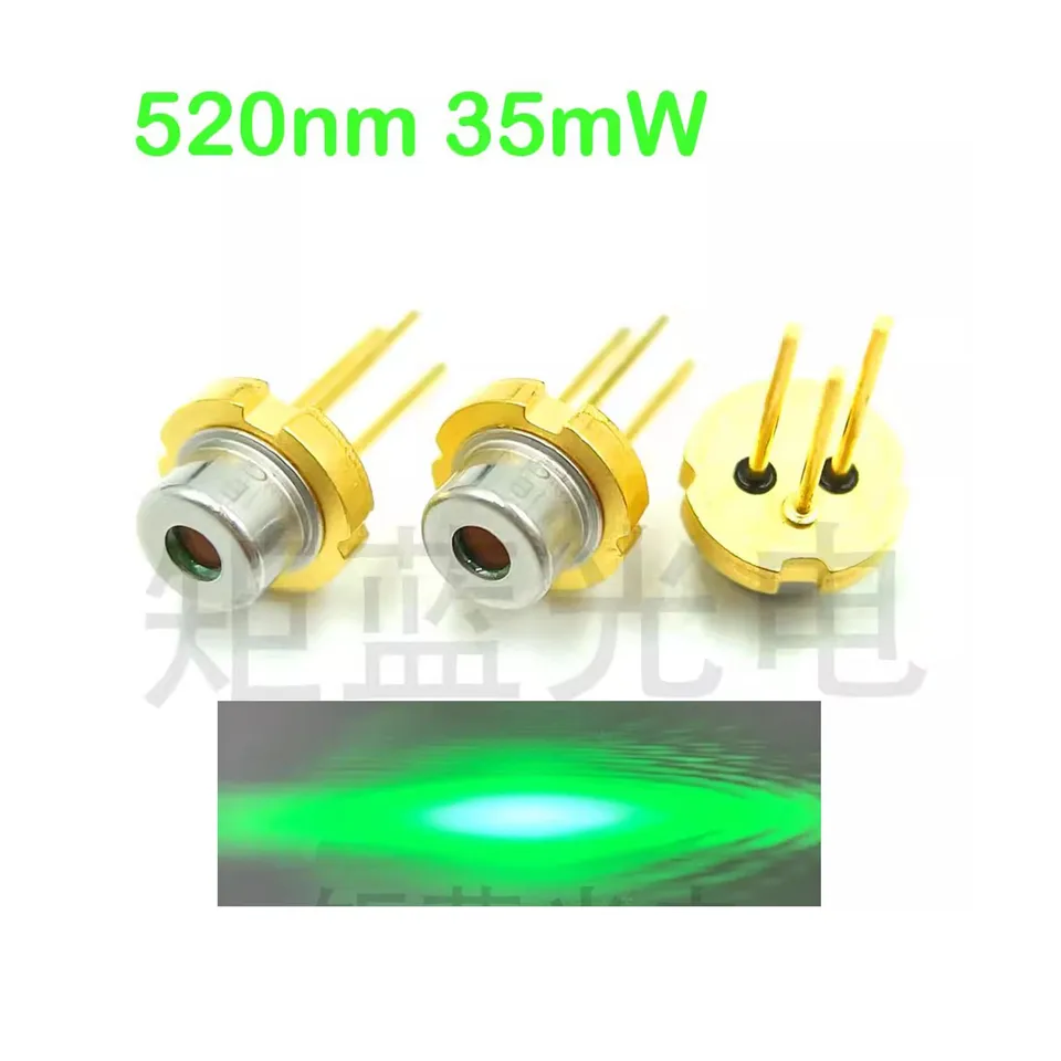 3pcs Sharp GH05230H2K 520nm 30MW 35MW TO18-5,6 mm laserový režim s PD s PD