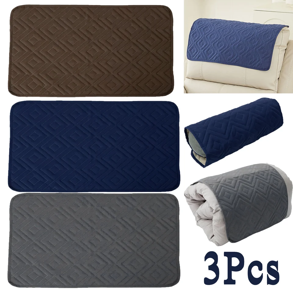 3pcs SofA Cover Rekliner Ochranca Ochranca polyesterovej protišmykovej pohovkovej pohovky Kokelné kreslá