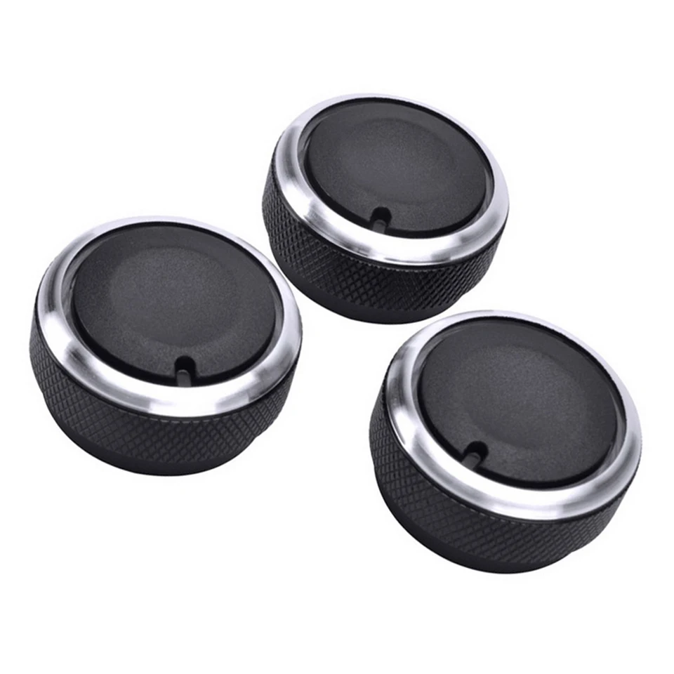 3pcs čierna klimatizácia Spínač tepla Spínač gombík AC pre Toyota Vios Yaris Vitz Faw Vela 2002 2003 2004 2005 2006