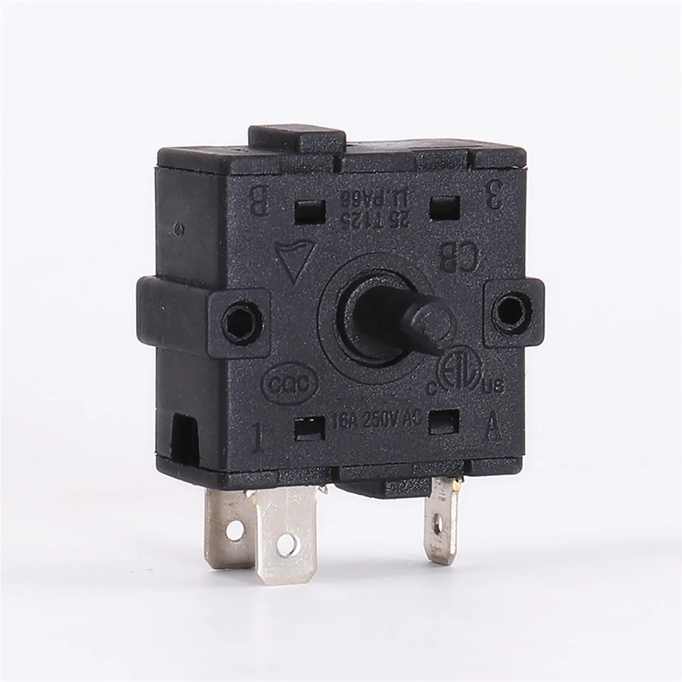 3pin AC250V 16A Shift Switch Profesionálny odev Parník Knob Steam nastaviteľný otočný spínač pre elektrické parné železo