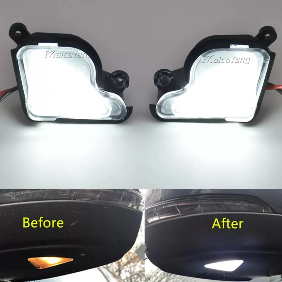 3T0945292B 3T0945292 Under Side Mirror Puddle Lights for SkoDa Octavia 3 5E 2012-2020 Octavia 2 1Z 2004-2013 Superb 2 2008-2020
