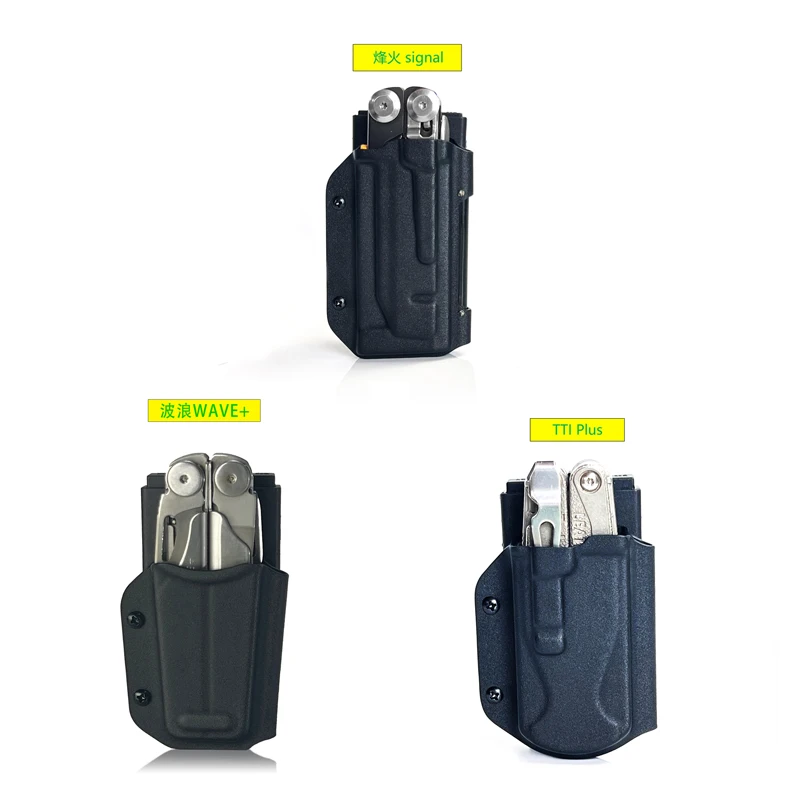 3Type 1 kus multitoolový kliepka Kydex Tactical Case pre Leatherman Signal Plus ， Wave Plus, TTI Plus Plier