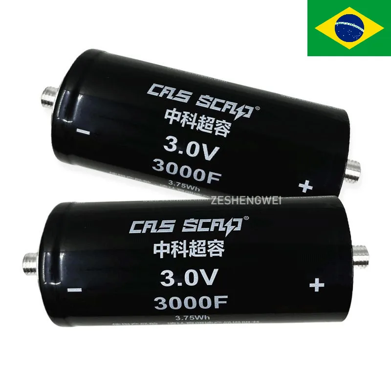 3V 3000 3V 3400F Super Kondenzátor SuperCapacitor Bank Nový kondenzátor 3000F Hybridný systém ukladania energie 2,7V 3000F