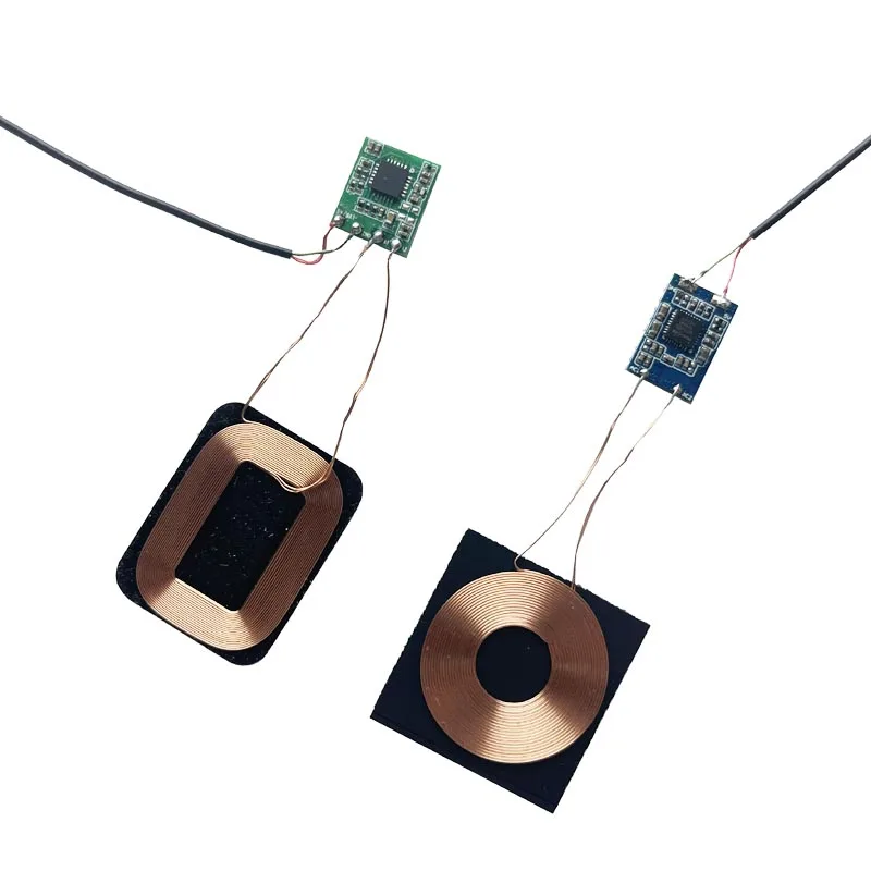 3W Mini Qi Wireless Charger Modul Prijímač PCBA Circuit Coil Board Universal Battery Nabíjanie pre Samsung Huawei Xiaomi