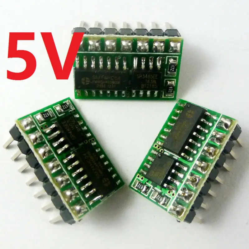 3x Mini Automatické ovládanie RS232 (TTL) na RS485 Converter SP485 nahradiť MAX485 za LED PTZ Modbus RTU