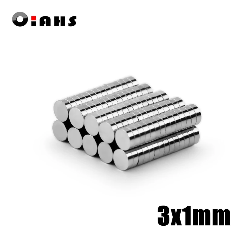 3x1mm Malé okrúhle neodymiové magnety 3*1 mm silné vzácne zemské magnet
