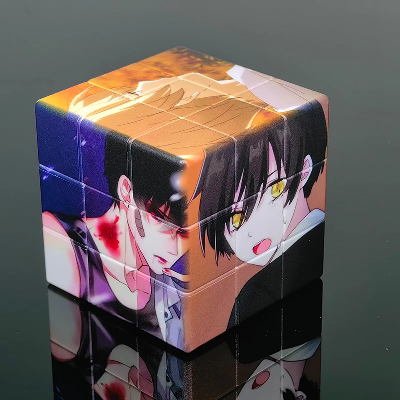 3x3x3 3D ​​tlač sekundárnej mágie Cubos 3x3 Profesia Speed ​​Puzzle Detská fidgetová hračka Špeciálna kocka Magico Darček pre deti