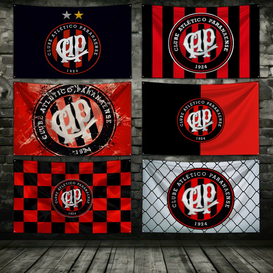 3x5 ft klub A-Athleticos Flag Polyester Digital Printing Banner pre garáže P-Paranaens alebo výzdobu mimo dverí