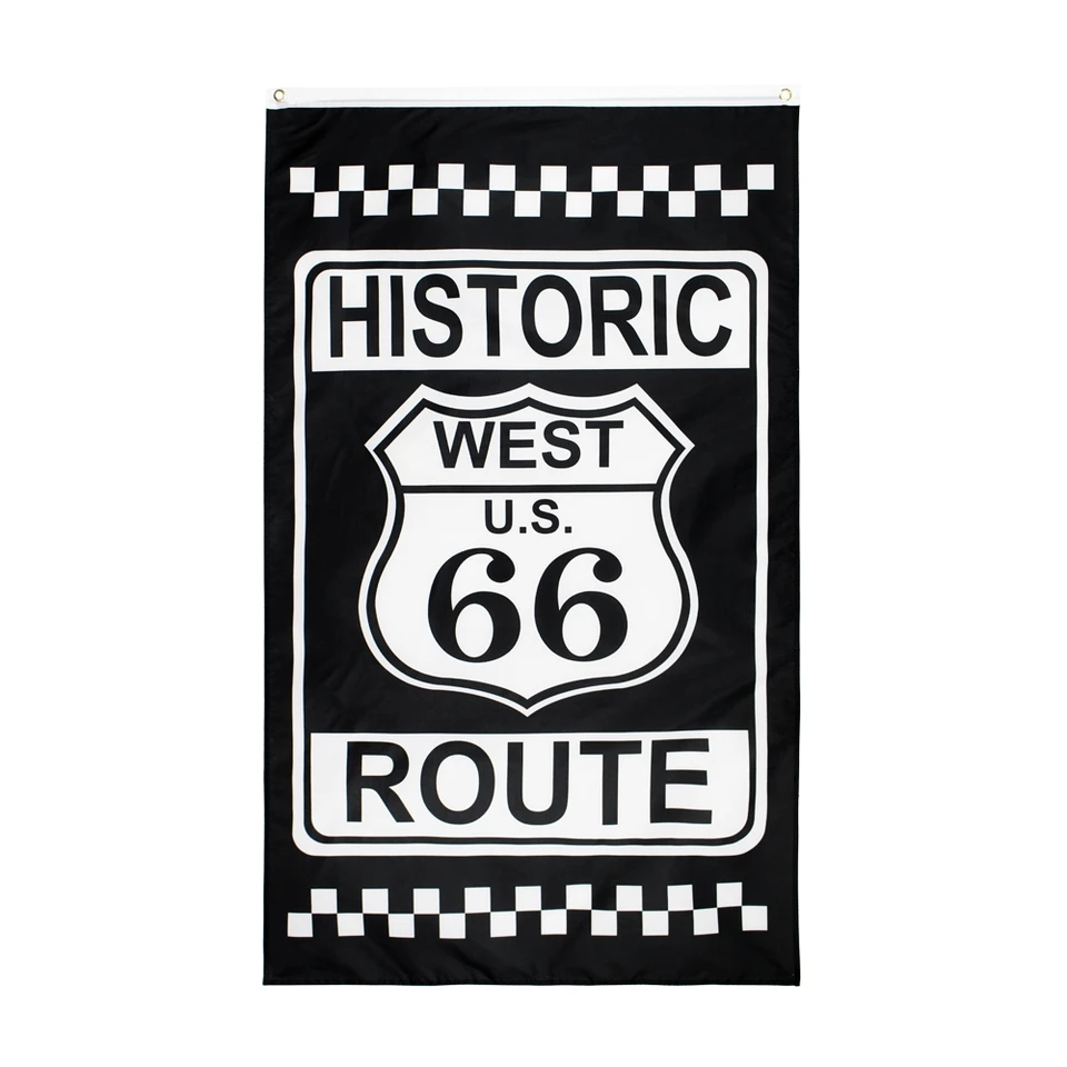 3x5 stôp historická vlajka West US Route 66