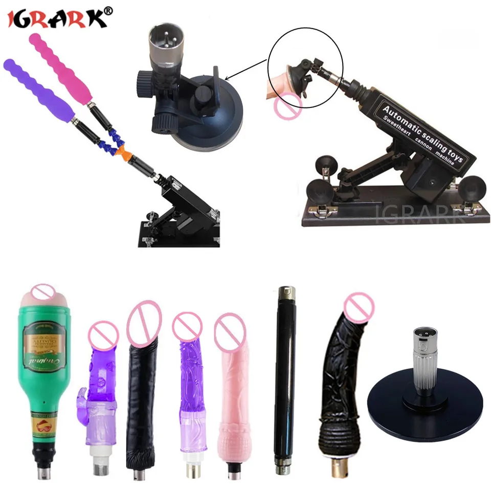 3xlr konektory adaptéra pre sexuálne pištoľ pre sexuálne pištoľ dospelý dildo sakrik obrovský penis análne korálky buttplug erotické príslušenstvo