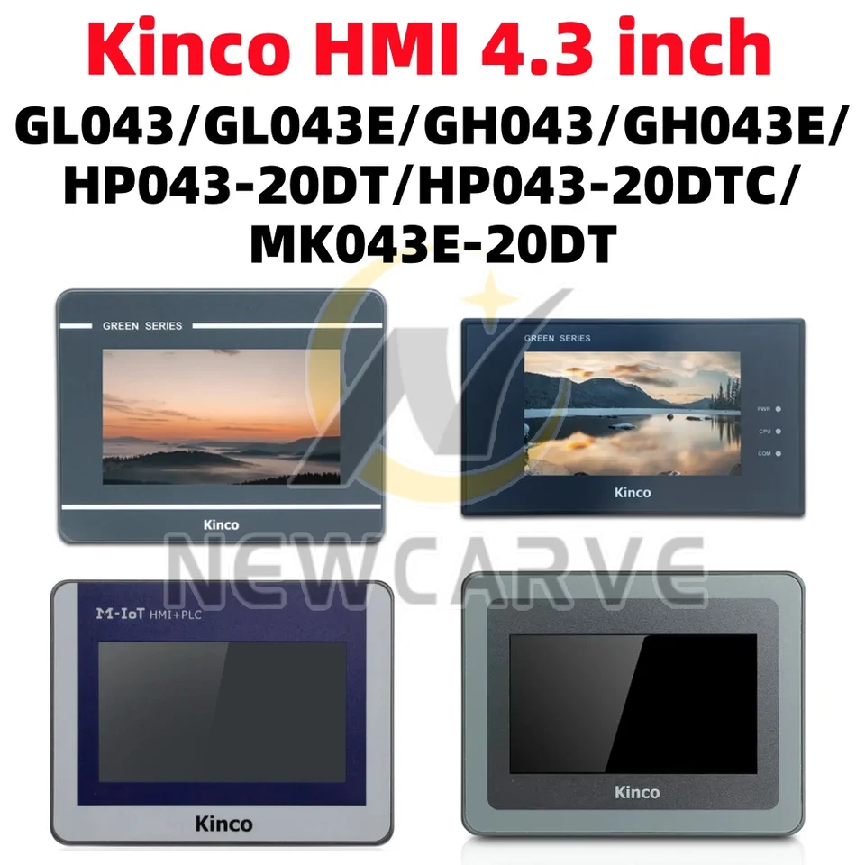 4,3 palca Kinco HMI Touch Screen GL043/GL043E/GH043/GH043E/HP043-20DT/HP043-20DTC/MK043E-20DT Ovládač rozhrania ľudského stroja
