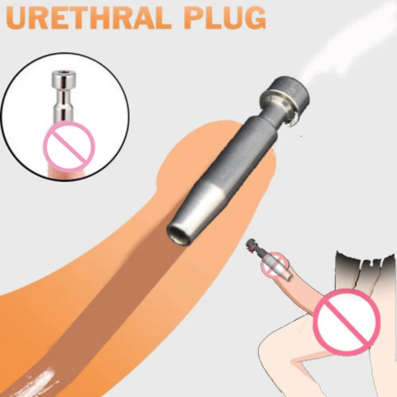 4,5 cm z nehrdzavejúcej ocele Penis Uretral Dilator Dilator Zniesol katach dutiny muža masturbácie vylepšujúce sexuálne hračky BDSM pre mužov pre mužov
