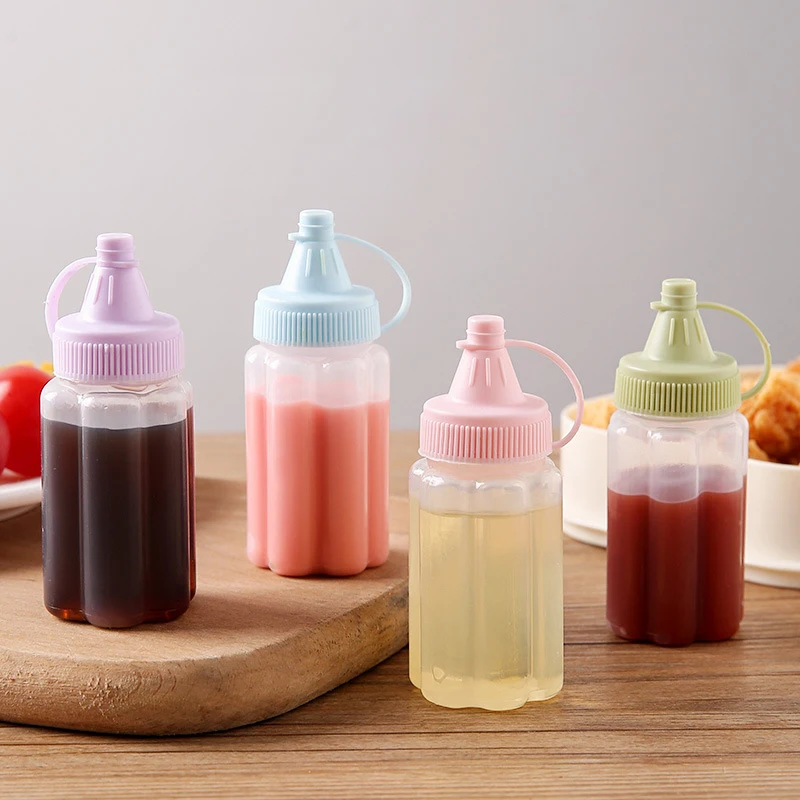 4/5ks mini stláčané fľaše KETCHUP COSPORE omáčka fľaša medový horčicový šalát šalát dresingu omáčka bento kontajner kuchynský doplnok