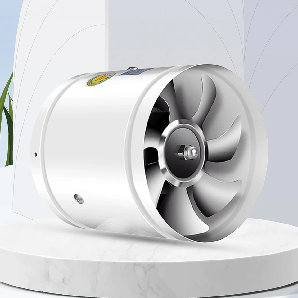 4/6/7/8 palca Air Ventilátor 220V DUCT VENTILATION VENTILÁCIA Nízky hluk pre reštaurácie Supermarkety a ďalšie
