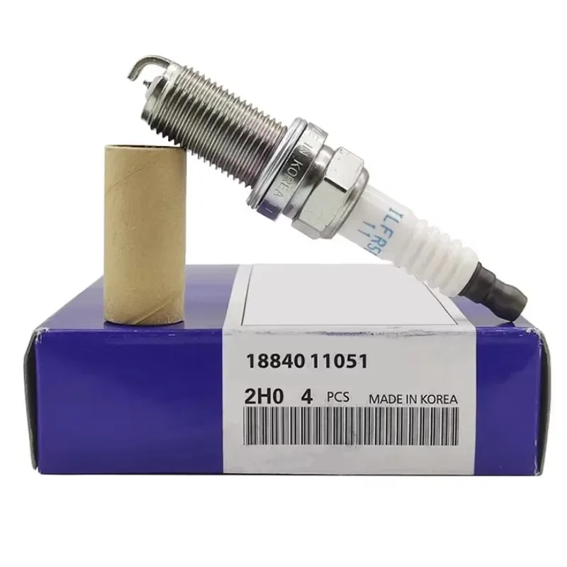 4/6ks 18840-11051 ILFR5B11 Laser Iridium Zapaľovacia sviečka pre Hyundai Genesis Santa Fe Kia Optima Rondo 1884011051 ILFR5B-11