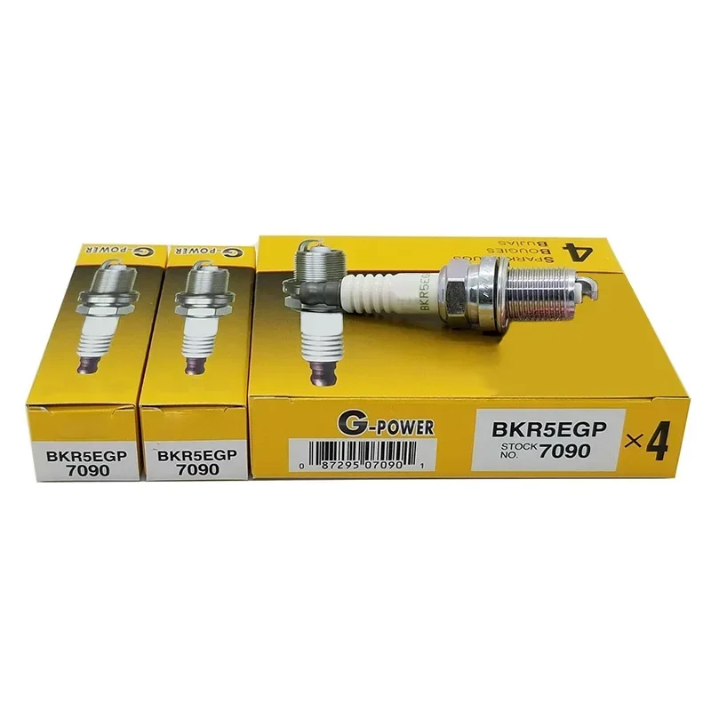4/6ks platinová zapaľovacia sviečka 7090 BKR5EGP pre Mercedes-Benz C320 E500 S500 KIA RIO Optima Hyundai Tucson Elantra Mitsubishi Lancer