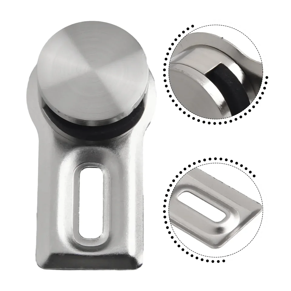 4-7 mm zink zliatina zliatina pevné okrúhle sklo Clamp CLAP SPRAVA ZRKAJNÁ KOPNÁ Držiak Držiak so železným plechom HOME DOOR Dvere Hardware Hardware
