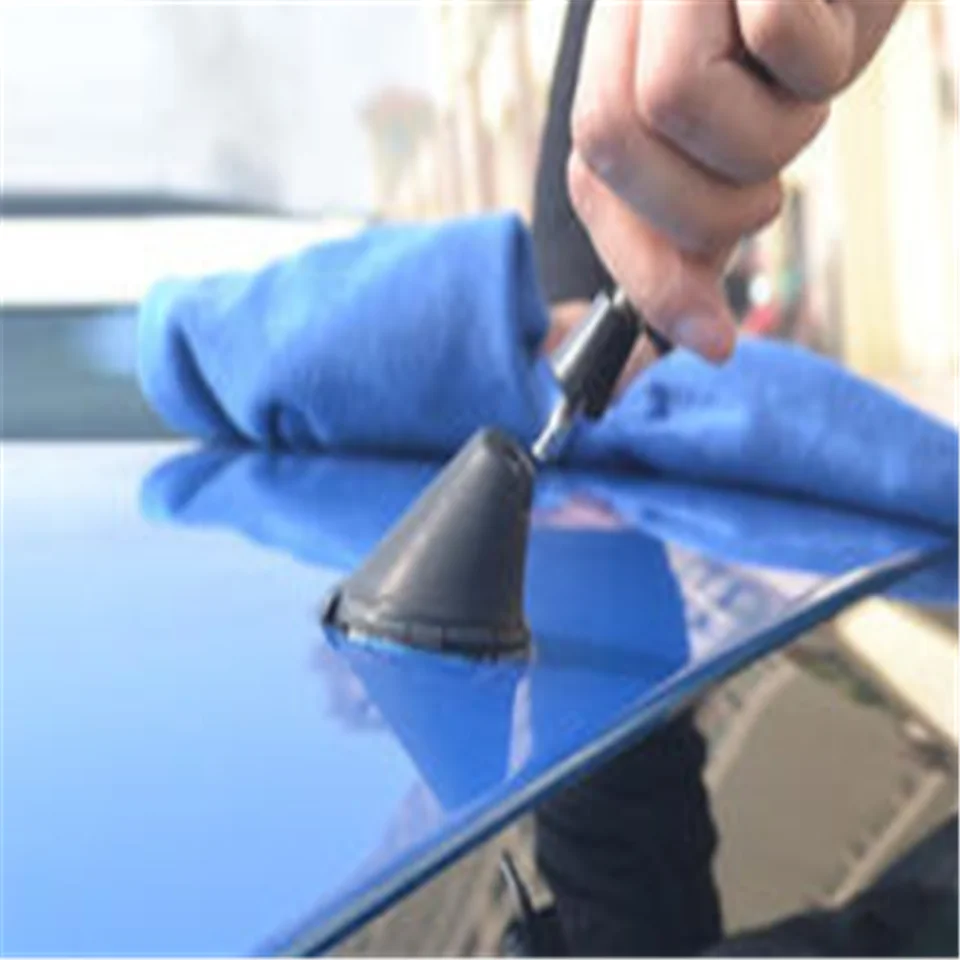 4,7 palca automobilová strecha antény uhlíkových vlákien Short Stubby Mast pre Radio 2 Din Android Volvo V70 BMW E61 SKoda Rapid Fiat Bravo