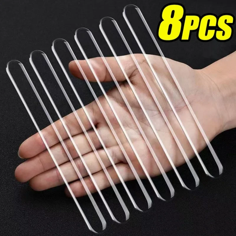 4/8ks auto Transparentný ochranný pás spätný zrkadlo Dvere Anti-Collision Stupeters Invisible Clear Auto Body Protector Strip