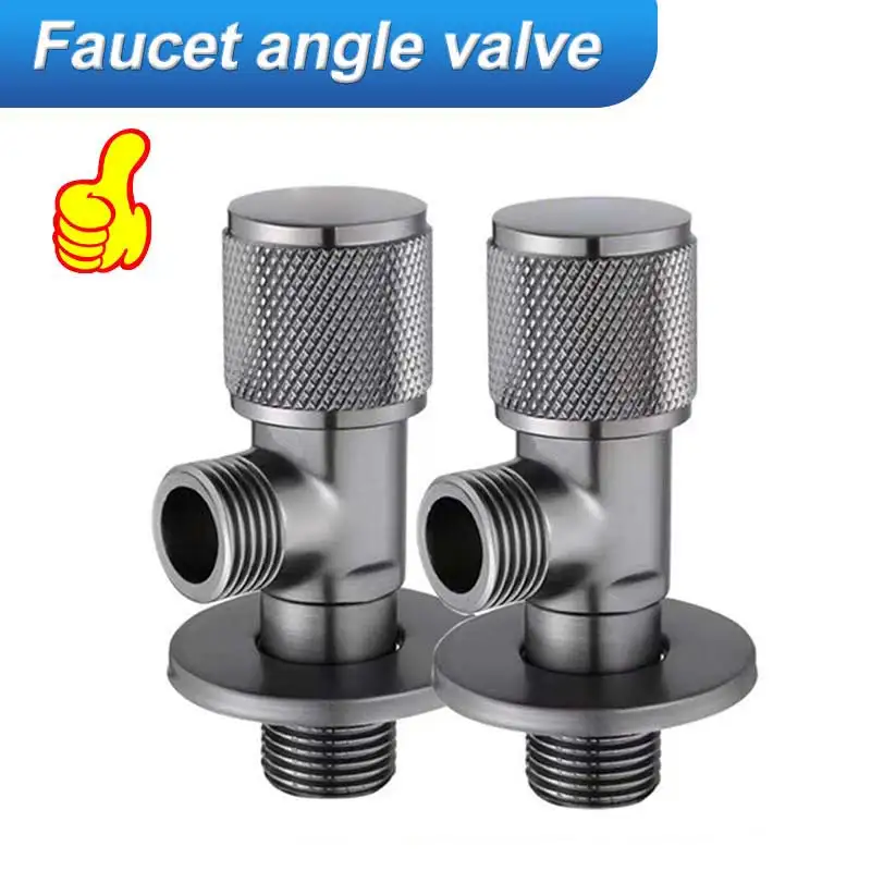 4 body Faucet Inlet Ventil G1/2 Mosadz Trojuholník Ohrievač Voda Stop