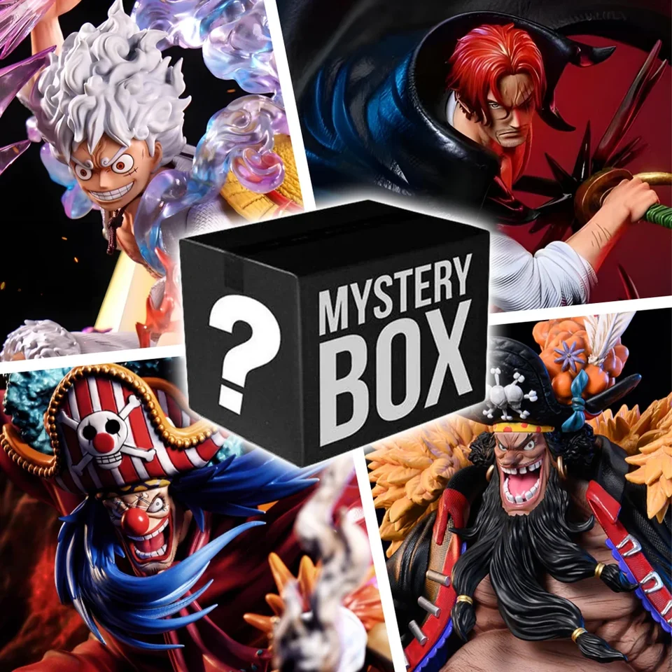 4 cisári jeden kus postavy anime figúrka slepá box tajomstvá Box Shanks učí Luffy Buggy Zoro Lucky Box The Best Surprise Box