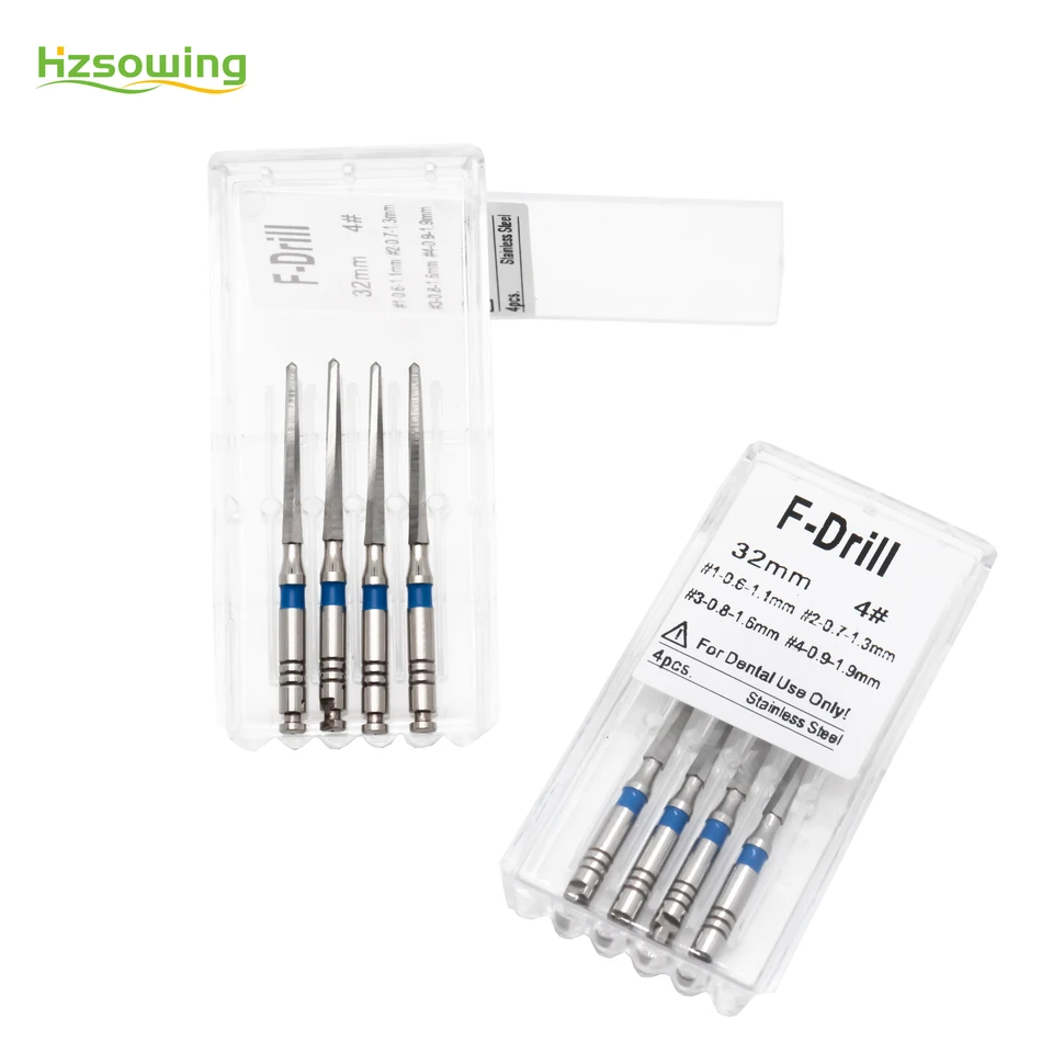#4 F Vyvŕtacie vlákna Post vŕtačky Root Canal súbory endo súbory Rotary používajú vysokorýchlostné burzy pre koreňové zubné prístroje Canal Canal