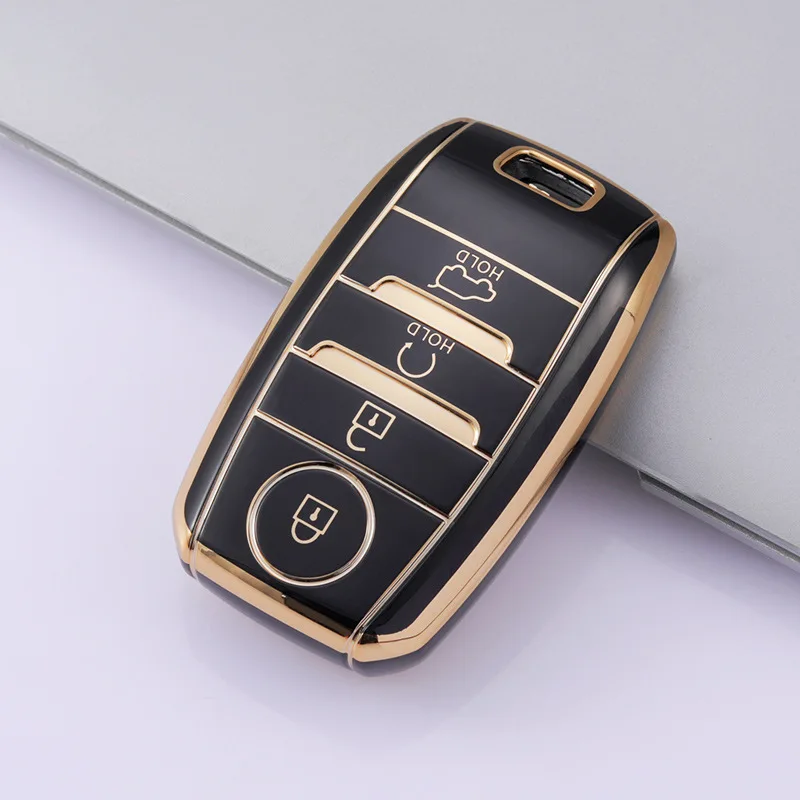 4 gombíky TPU Car Key FOB Case pre Kia Sportage Cerato Optima K2 K3 K4 K5 Rio Picanto Soul Sorento Ski Sedona Sonet 2023