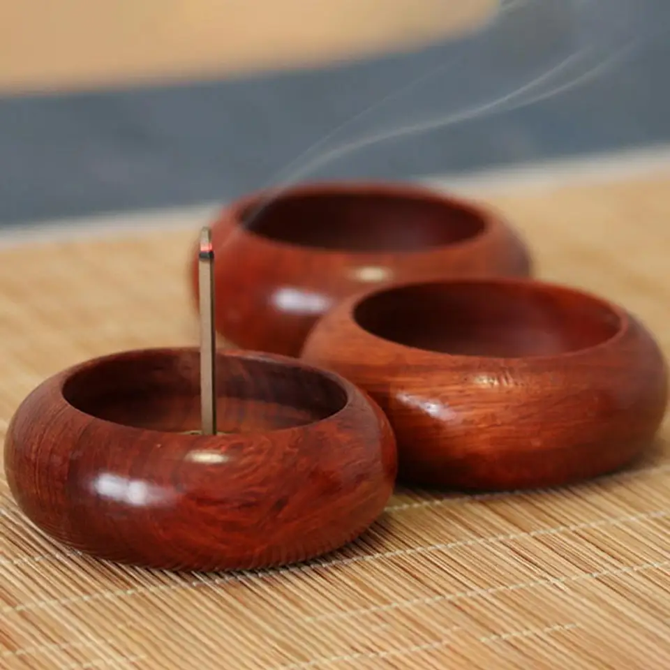 4 jamky Rosewood kadidlo horák na horák držiak misky misky Cenzer domáca dekorácia