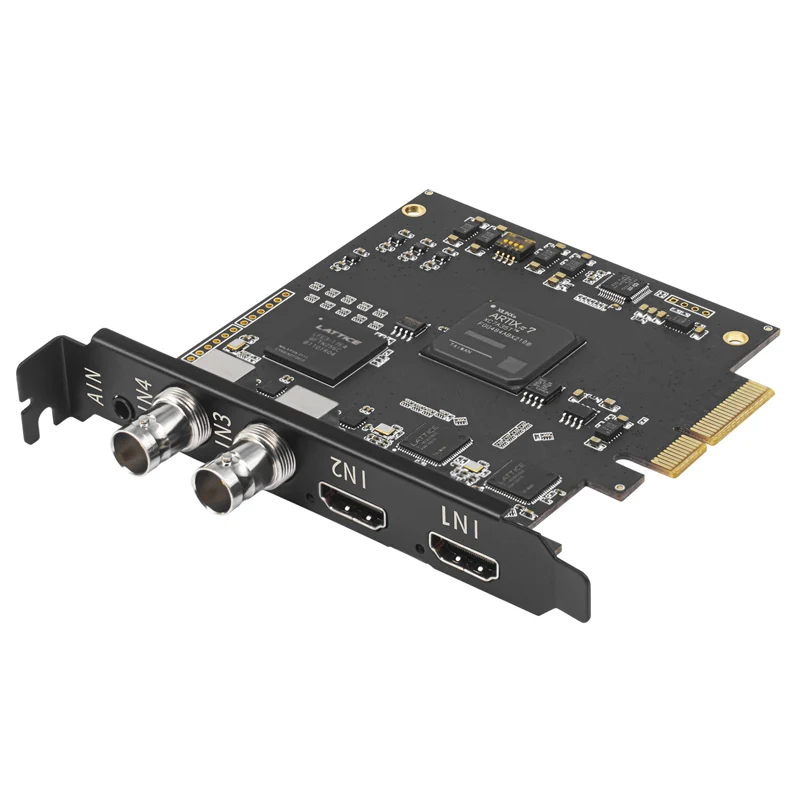 4 -kanál SDI HDMI Video rekordér Capture Card 1080p 60Hz HDMI SDI Video Live Broadcast Streaming PCI Express Card pre Obs VMIX