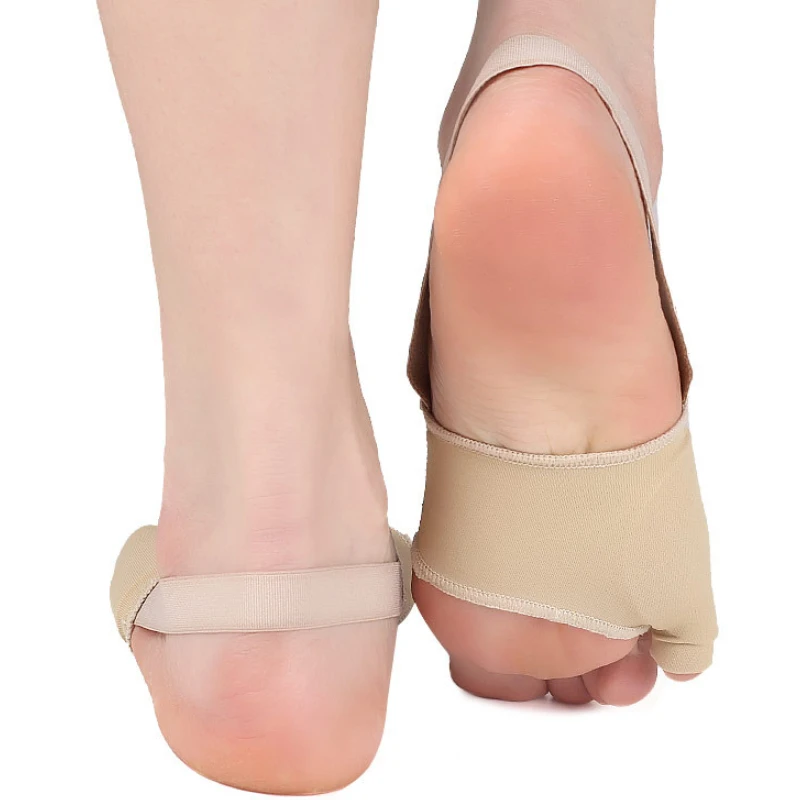 4 klice = 2Pairs Hallux Valgus Foet Care anti-Strip Silikone Spacer Toe Patrap Little Toe Cushions Corrector Corrector Pedicure Socks