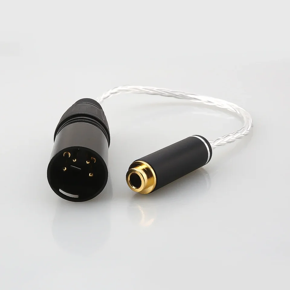 4-kolík XLR Muž vyvážený na 4,4 mm ženský adaptér pre Sony Pha-2a, WM1A/1Z Ibasso Fiio Hifiman NW-Zx300a XBA-Z5 N1AP ASTTELL A KERN
