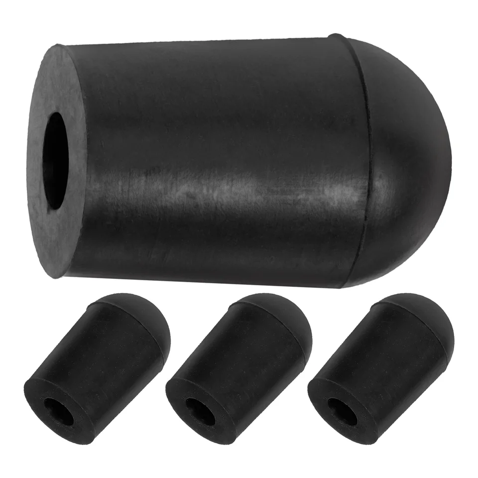 4 ks Cello Stand Musical Instrument Accessories Gumer Tip pre kondpinovú časť basy