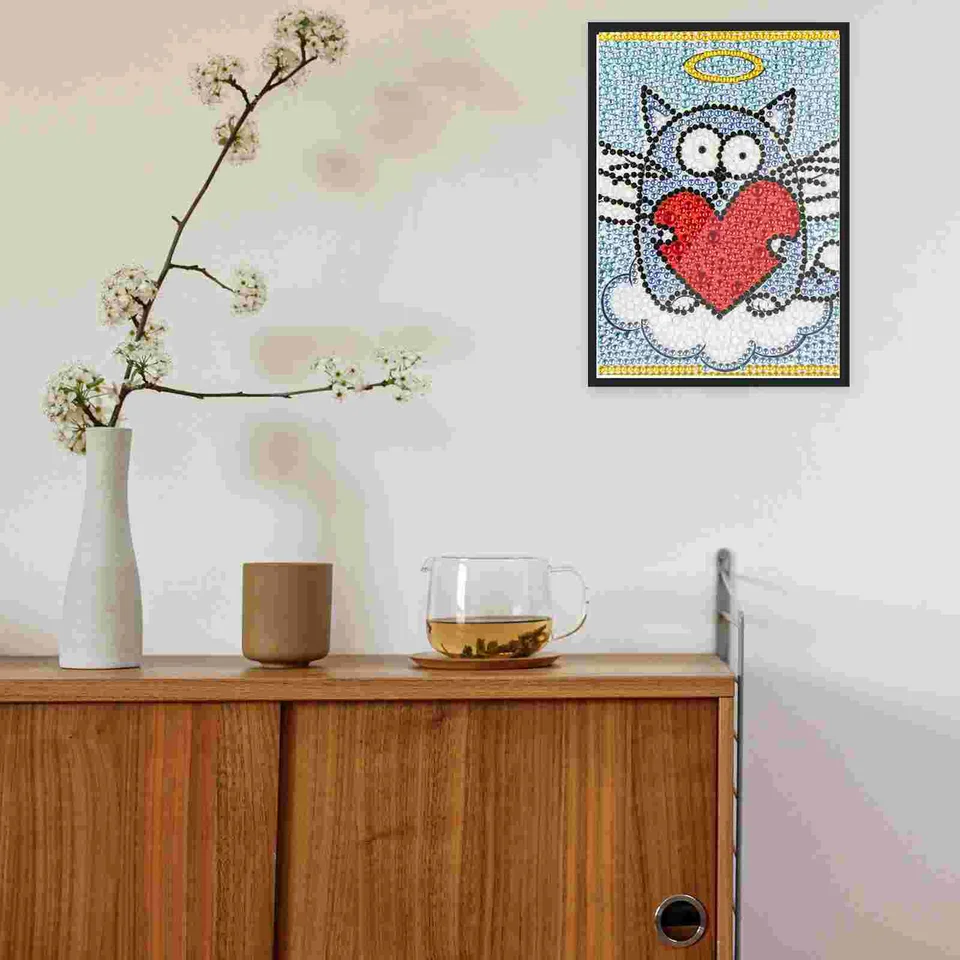 4 ks Diamond Frame Picting Foto maľby Displej Rámy Pohodlné magnetické DIY príslušenstvo pre dieťa