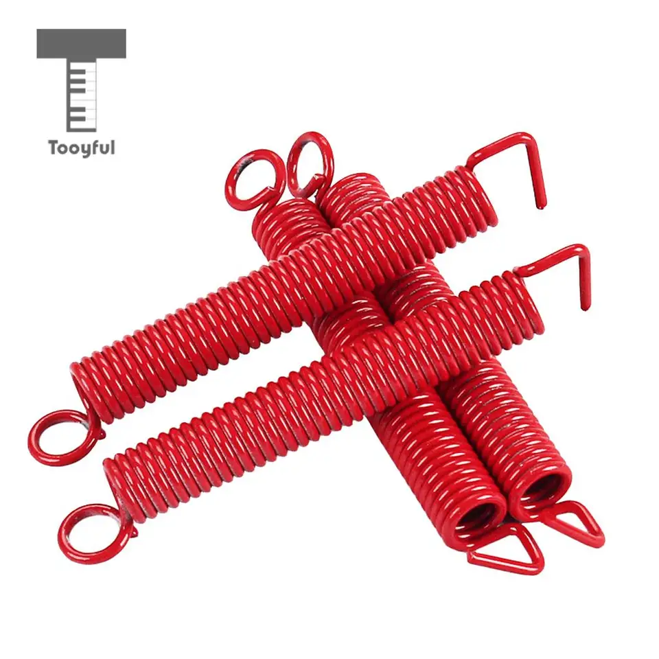 4 ks Elektrická gitara Tremolo Bridge Springs for Bridge Guitar Surant Earts -Red
