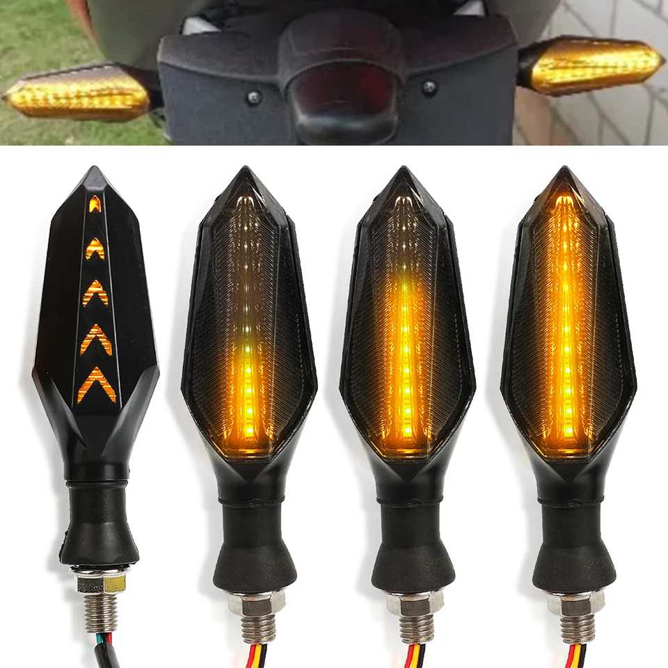 4 kusy 10 mm motocyklové zákruty signálnych svetiel Blinker Indikátor žiarovky pre Suzuki GSF 650S 150 400 1200 1250 1250S Bandit