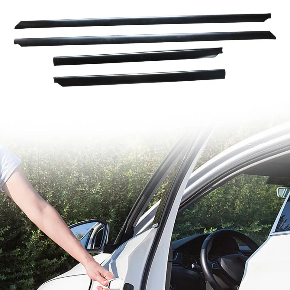 4 kusy automobilu Dvere Strip Ochranné prúžky Easy Inštalačná inštalácia odporu